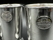 Load image into Gallery viewer, Set of 4 Kentucky Derby Silverplate Mint Julep Cups Churchill Downs