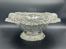Load image into Gallery viewer, Chrysanthemum by Durgin Hand Chased Sterling Silver Repousse Punch Bowl