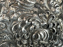 Load image into Gallery viewer, Chrysanthemum by Durgin Hand Chased Sterling Silver Repousse Punch Bowl