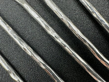 Load image into Gallery viewer, Stavre Gregor Panis  Arts & Crafts Sterling Silver Set of 6 Iced Tea Spoons / Cocktail Stirrers