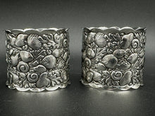 Load image into Gallery viewer, Pair of Sterling Silver Napkin Rings Hizen by Gorham