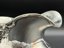 Load image into Gallery viewer, Sterling Silver Hammered Water Pitcher with Grape Border by Shreve