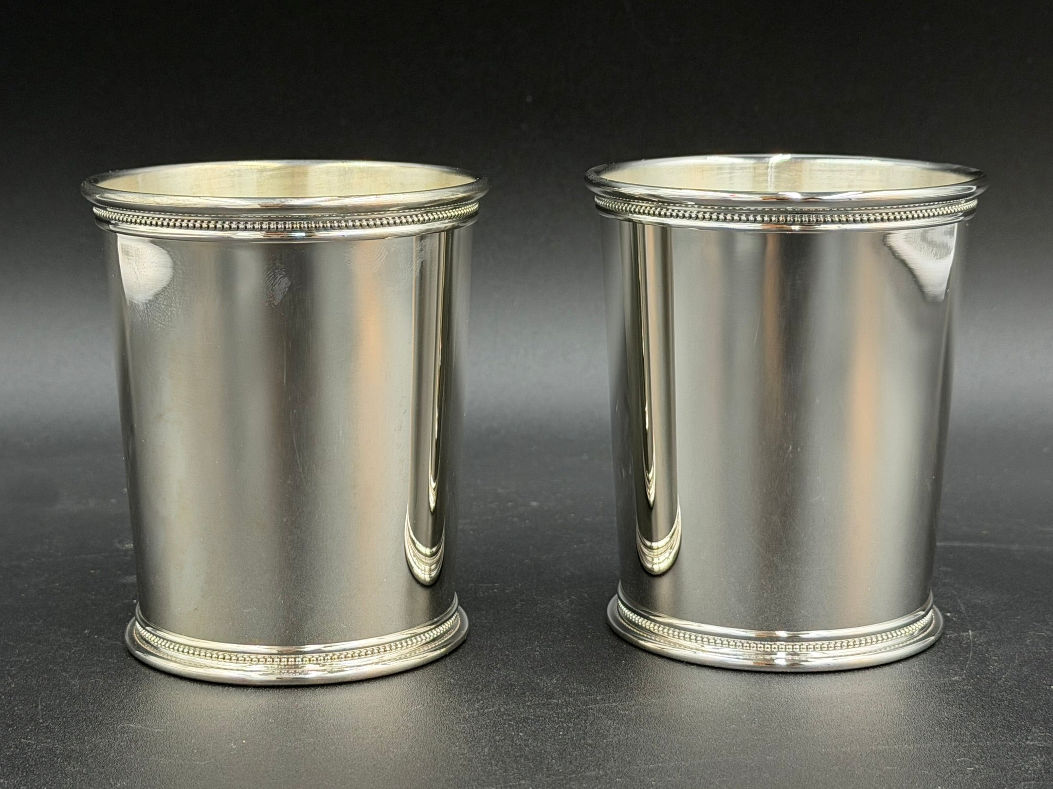 Pair of Wakefield-Scearce Sterling Silver Mint Julep Cup Donald