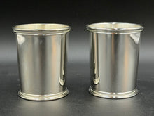 Load image into Gallery viewer, Pair of Wakefield-Scearce Sterling Silver Mint Julep Cup Donald John Trump 1st & 2nd Term