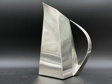 Load image into Gallery viewer, Sterling Silver Mid Century Modern Geometric Water Pitcher by Pampaloni c. 1950