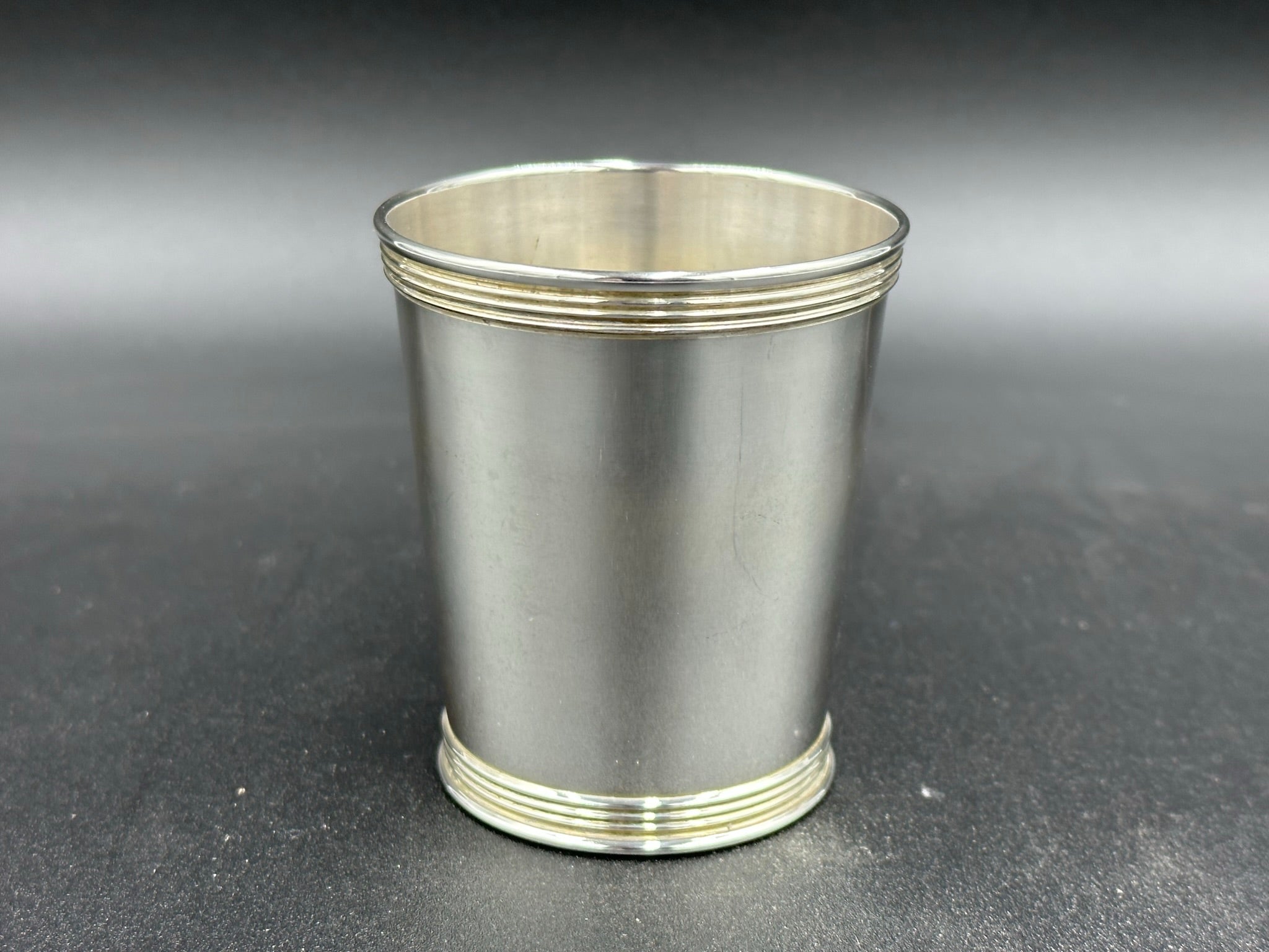 Lot 83: 3 Jaccard St. Louis Coin Silver Julep Cups