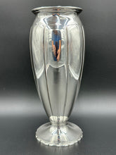 Load image into Gallery viewer, Sterling Silver 12 inch Vase by Richard Dimes circa 1920