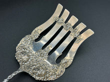 Load image into Gallery viewer, Chrysanthemum by Durgin Sterling Silver Asparagus Server