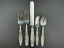 Load image into Gallery viewer, Lily of the Valley by Whiting Set of Sterling Silver Flatware 22 Pieces