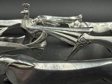 Load image into Gallery viewer, Vintage Christofle Assorted Animals Silver Plated Knife Rests by Orfèvrerie Gallia 20th Century