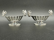Load image into Gallery viewer, Figural Sterling Silver Squirrel Salt Cellars by Gorham