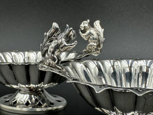 Load image into Gallery viewer, Figural Sterling Silver Squirrel Salt Cellars by Gorham