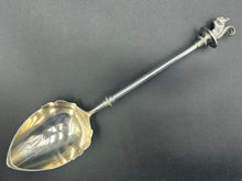 Load image into Gallery viewer, Sterling Silver Figural Squirrel Serving Spoon Ball Black & Co