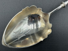 Load image into Gallery viewer, Sterling Silver Figural Squirrel Serving Spoon Ball Black & Co