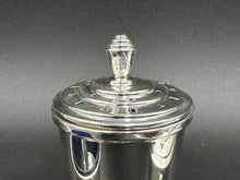 Load image into Gallery viewer, Walker & Hall English Sterling Silver Art Deco Condiment Set w/ Cobalt Glass Liners