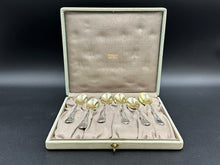 Load image into Gallery viewer, Tiffany & Co Chrysanthemum Sterling Silver Boxed Ice Cream Set