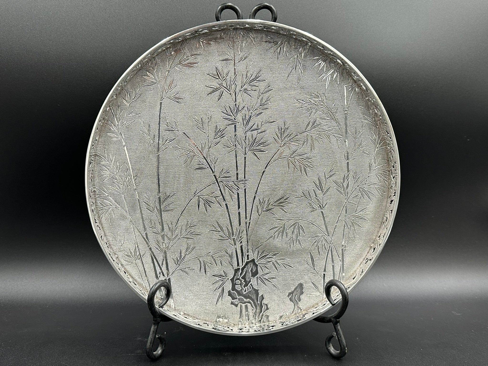 Chinese Export Silver Tray by Wang Hing w/ Fitted Box – Atlanta Silver
