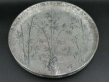 Load image into Gallery viewer, Chinese Export Silver Tray by Wang Hing w/ Fitted Box