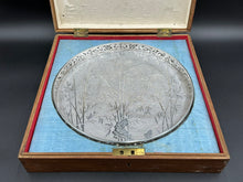 Load image into Gallery viewer, Chinese Export Silver Tray by Wang Hing w/ Fitted Box
