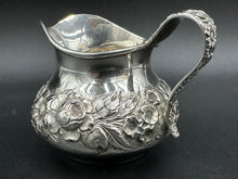 Load image into Gallery viewer, Repousse by S. Kirk & Son Sterling Silver Creamer and Sugar Hand Chased