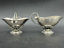 Load image into Gallery viewer, Georg Jensen Sterling Silver Hand Hammered Creamer & Sugar 235C