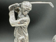 Load image into Gallery viewer, English Silverplate Golf Inkwell Pryor Tyzack & Co c. 1880
