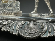 Load image into Gallery viewer, English Silverplate Golf Inkwell Pryor Tyzack & Co c. 1880