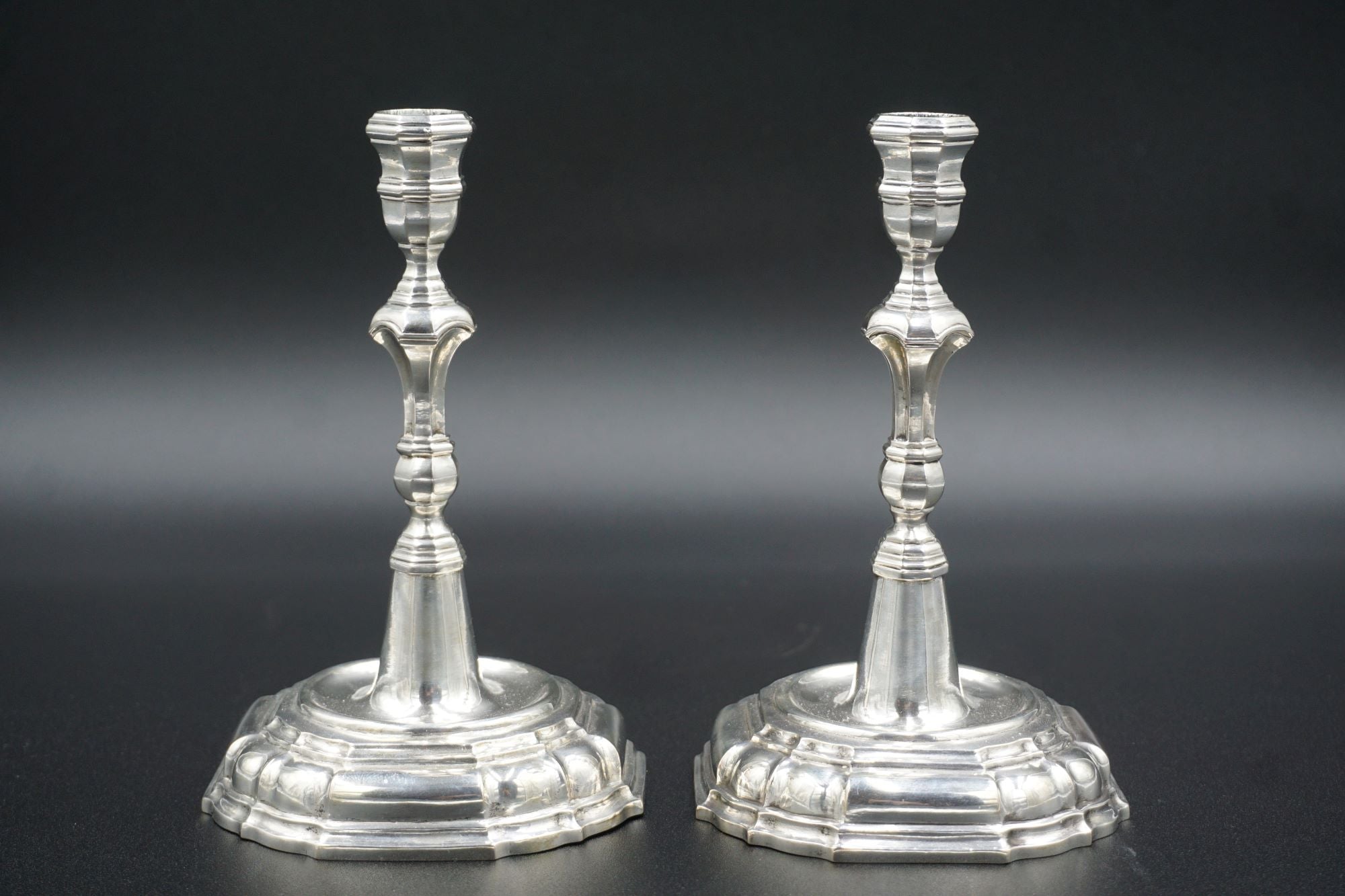 Sterling Silver Pair of Austrian Candlesticks – Atlanta Silver