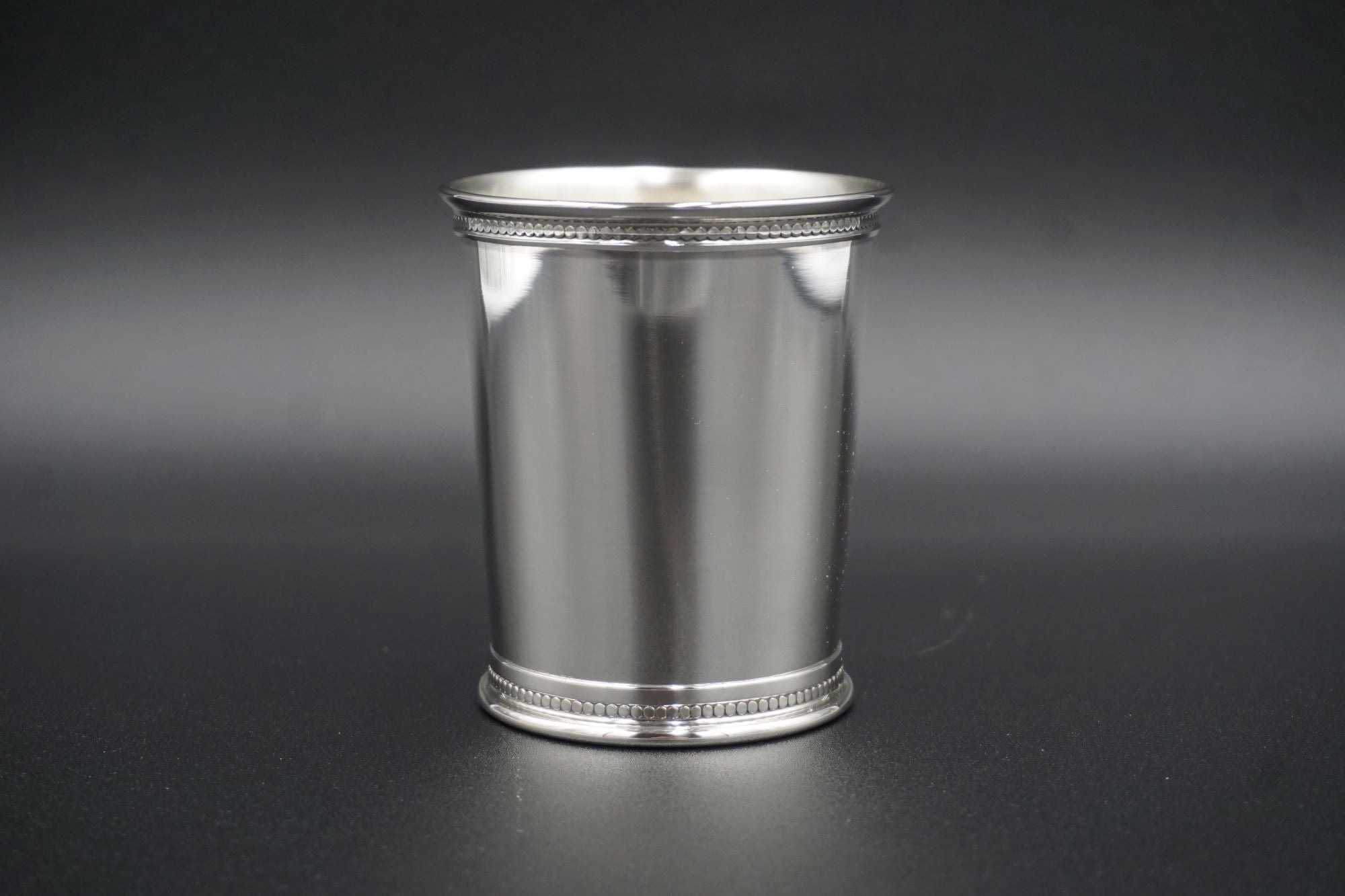 Silver Mint New Julep – Sterling Beaded Cup Silver Atlanta - Border