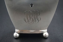 Load image into Gallery viewer, Dutch Sterling Silver Tea Caddy with Lion Finial