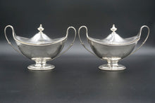 Load image into Gallery viewer, English Silver Sauce Tureens London 1892 Charles Stuart Harris