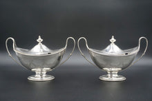 Load image into Gallery viewer, English Silver Sauce Tureens London 1892 Charles Stuart Harris