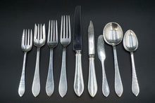 Load image into Gallery viewer, Faneuil by Tiffany & Co 68 pcs Set of Sterling Silver Flatware