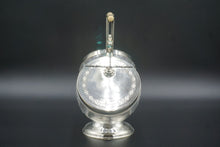 Load image into Gallery viewer, Silver Plate and Glass Biscuit Box by Martin Hall & Co Sheffield 1870