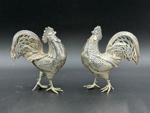 Load image into Gallery viewer, Christofle Paris Silverplated Fighting Cocks Pierced
