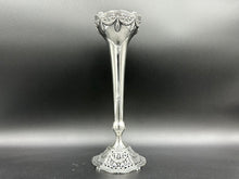 Load image into Gallery viewer, Shreve &amp; Co San Francisco Sterling Silver Pierced Vase
