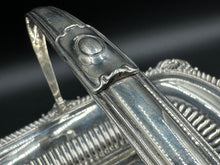 Load image into Gallery viewer, English Sterling Silver Basket with Folding Handle London c. 1812
