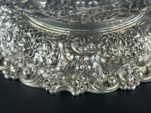 Load image into Gallery viewer, Chrysanthemum by Durgin Hand Chased Sterling Silver Repousse Punch Bowl
