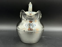 Load image into Gallery viewer, Sterling Silver Hammered Water Pitcher with Grape Border by Shreve
