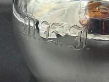 Load image into Gallery viewer, Sterling Silver Hammered Water Pitcher with Grape Border by Shreve
