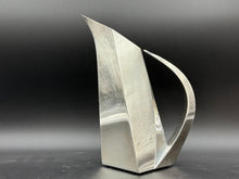 Load image into Gallery viewer, Sterling Silver Mid Century Modern Geometric Water Pitcher by Pampaloni c. 1950
