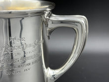 Load image into Gallery viewer, Piping Rock Dog Show Sterling Silver Three Handle Loving Cup by Gorham
