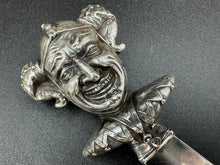 Load image into Gallery viewer, Art Nouveau Sterling Silver Figural Jester Shoehorn by Unger Brothers
