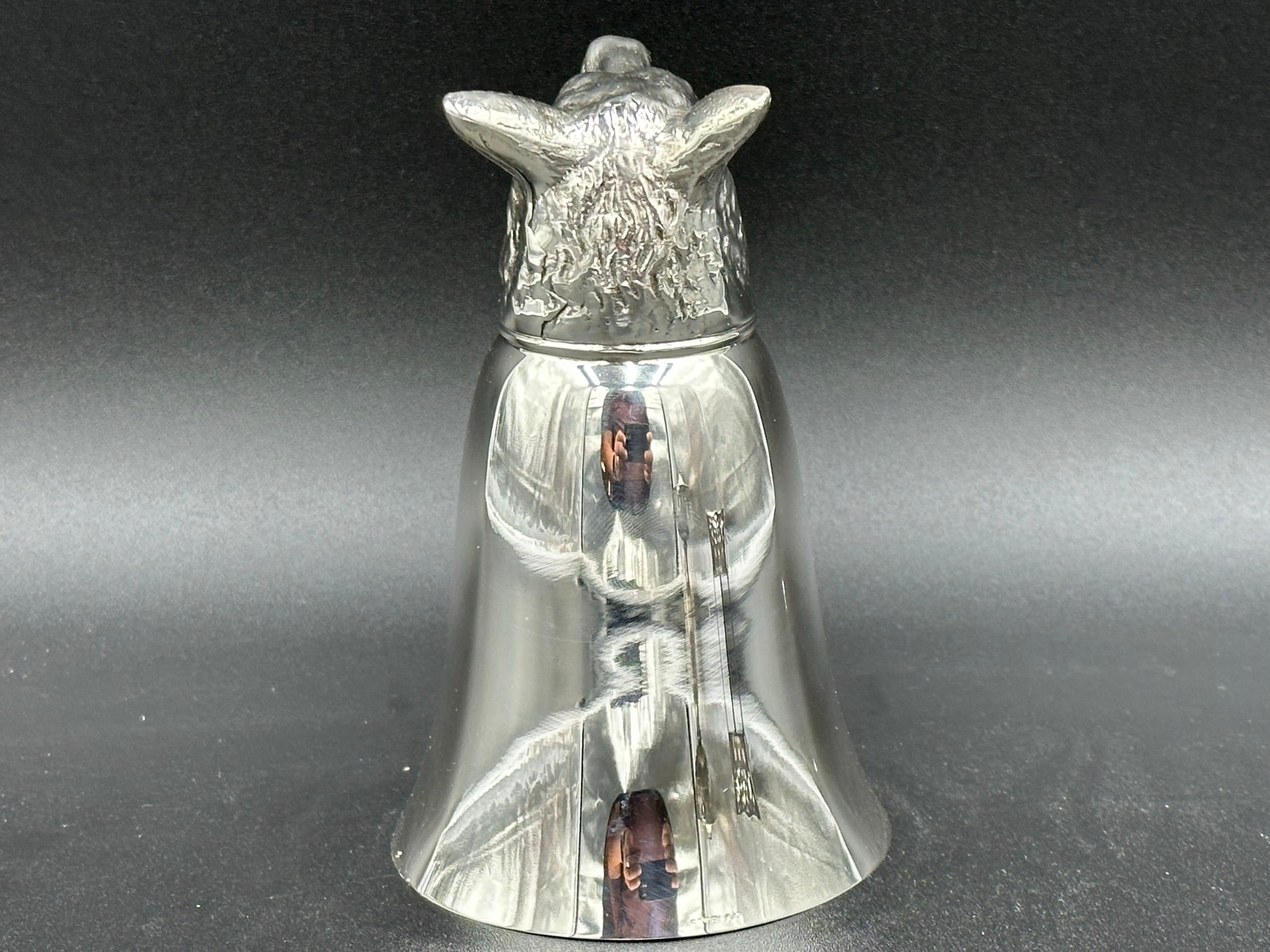 New Sterling Silver Figural Wolf Head Stirrup Cup – Atlanta