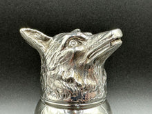 Load image into Gallery viewer, New Sterling Silver Figural Wolf Head Stirrup Cup
