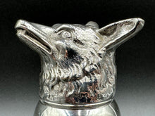 Load image into Gallery viewer, New Sterling Silver Figural Wolf Head Stirrup Cup
