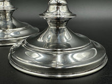 Load image into Gallery viewer, Mexican Sterling Silver Candlesticks by Juventino Lopez Reyes c.1935 All Silver
