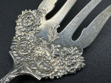 Load image into Gallery viewer, Chrysanthemum by Durgin Sterling Silver Large Chipped Beef Fork
