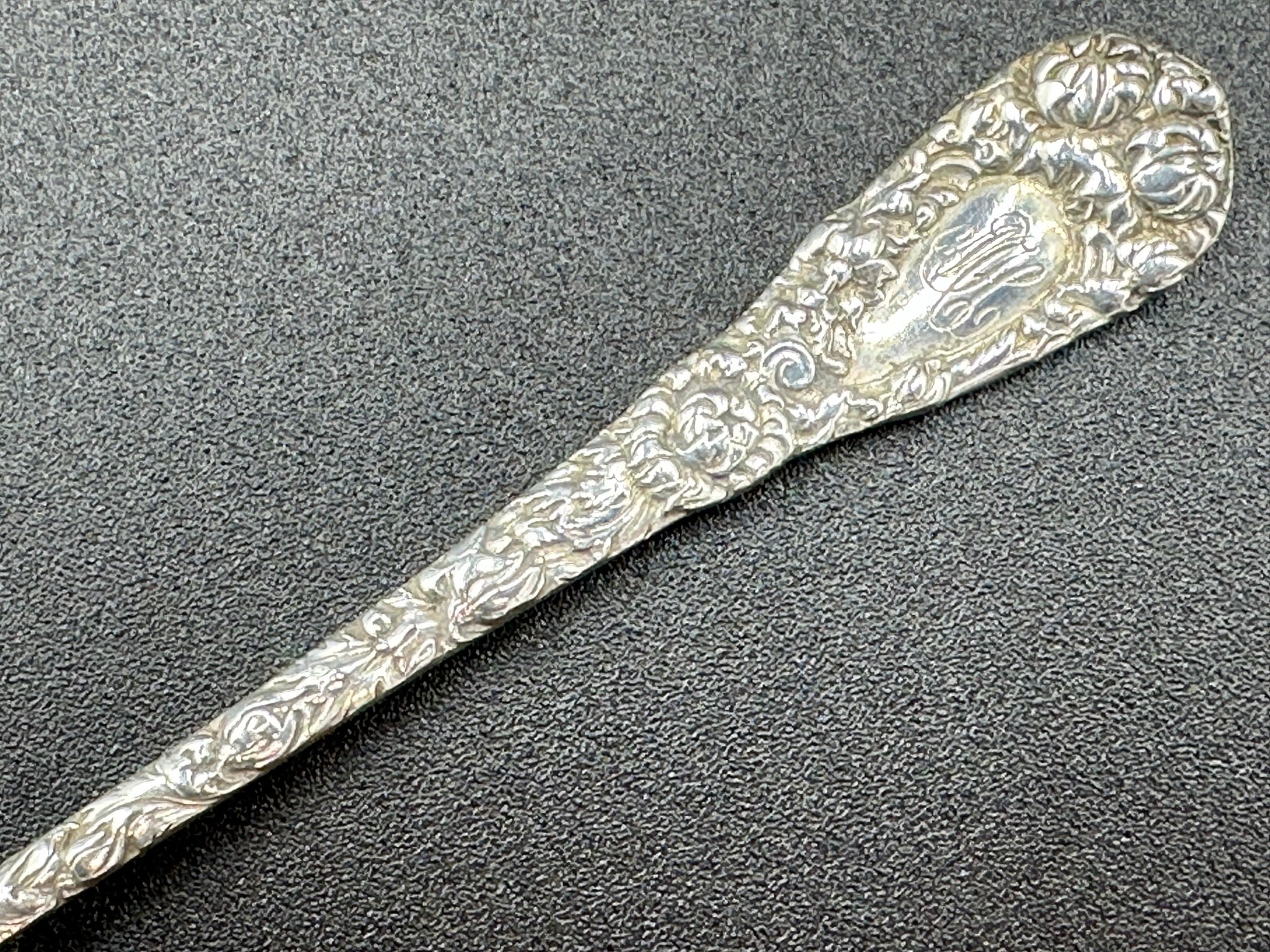 Chrysanthemum by Durgin Sterling Silver Cocktail Fork