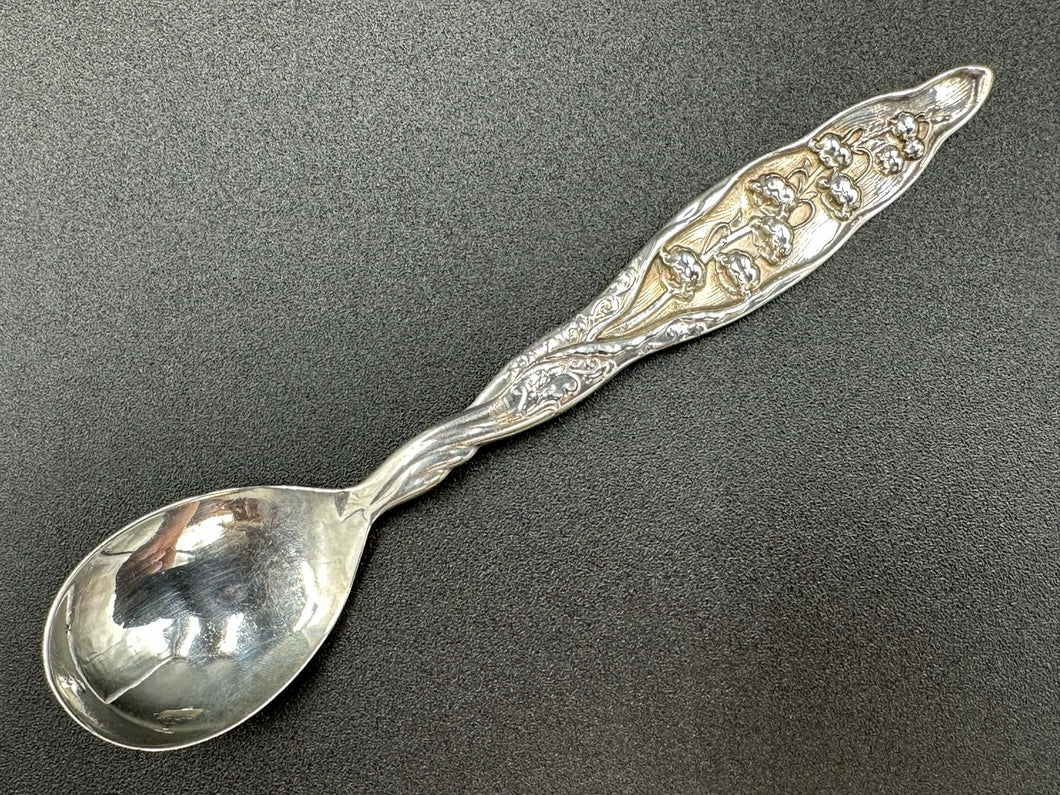 Lily of the Valley by Whiting Sterling Silver Egg Spoon